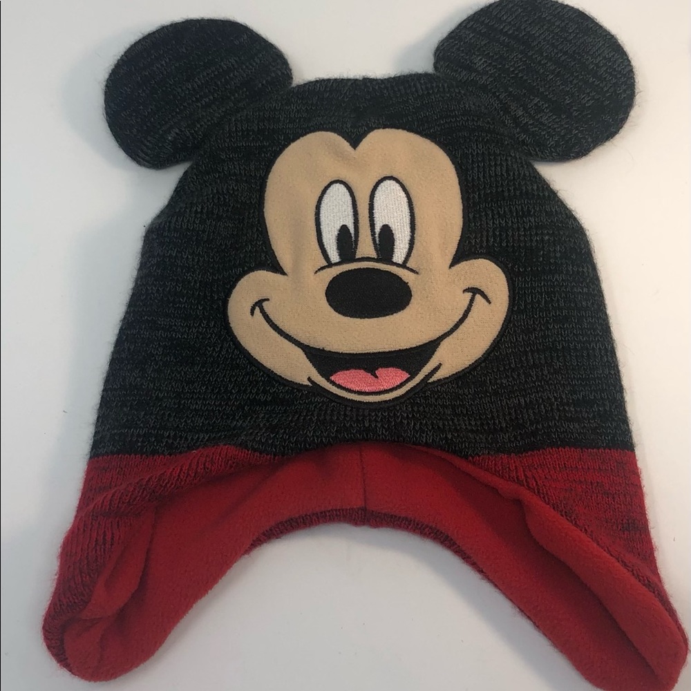 Toddlers Mickey Mouse Stocking Hat W/ Ears